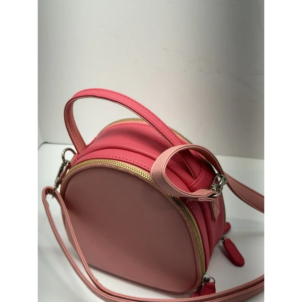 CAIUL Synthetic Leather Camera Case Pink w/ Strap for Fujifilm Instax Mini 75